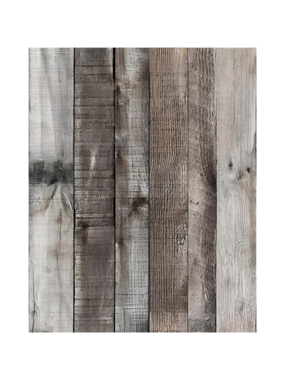 Gray Wood Peel and Stick Wallpaper Faux Wood Contact Paper 17.7inch x 118.1inch